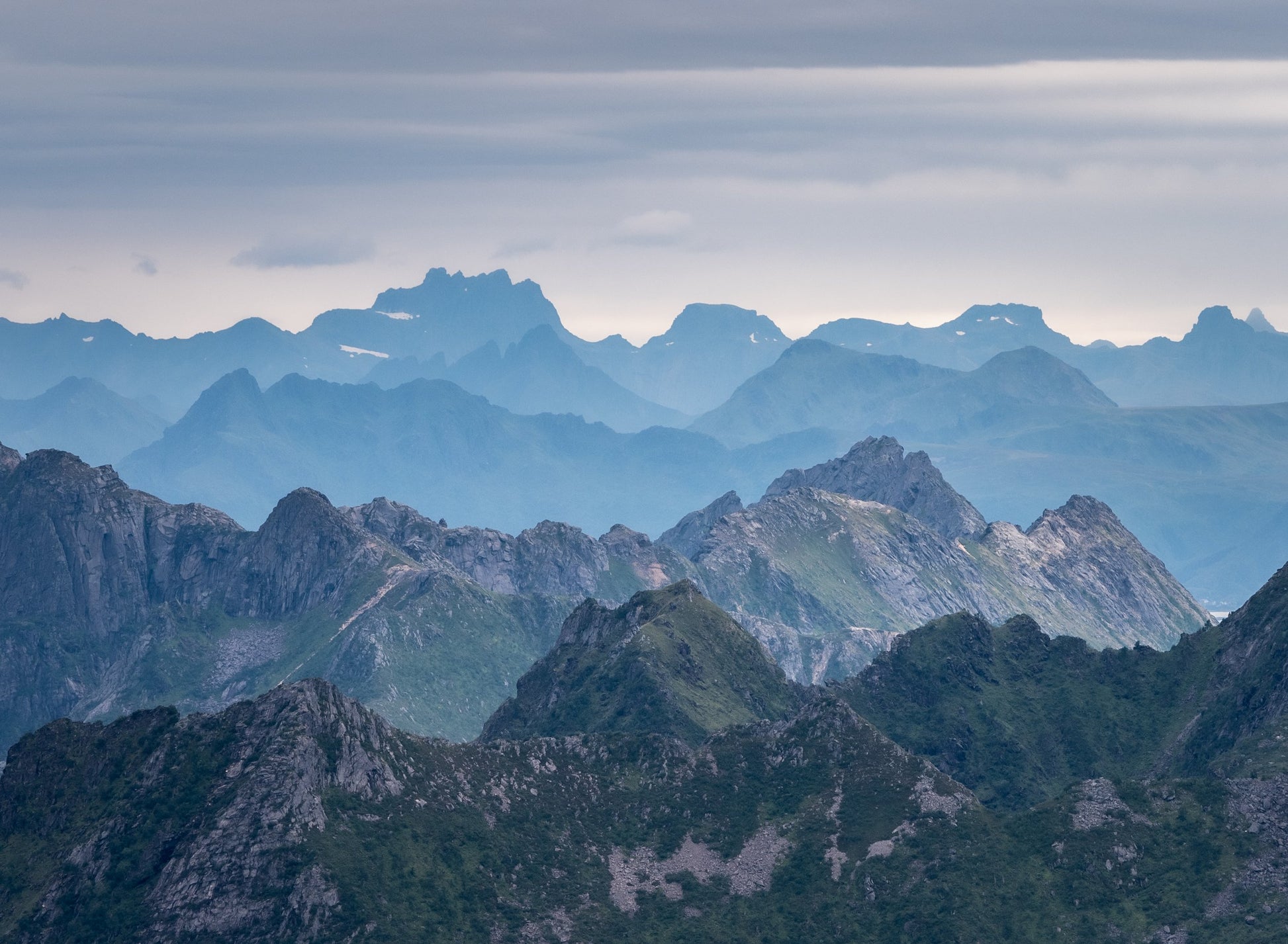 Høye lag i Lofoten