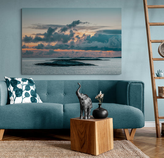 Skyet med mulighet for solnedgang